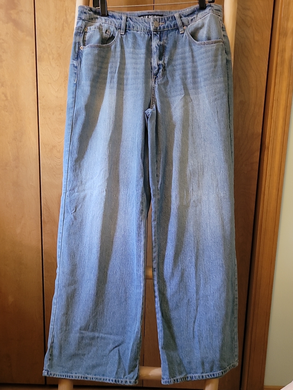 Blue Revival Light Blue womens Wide -Leg Jeans